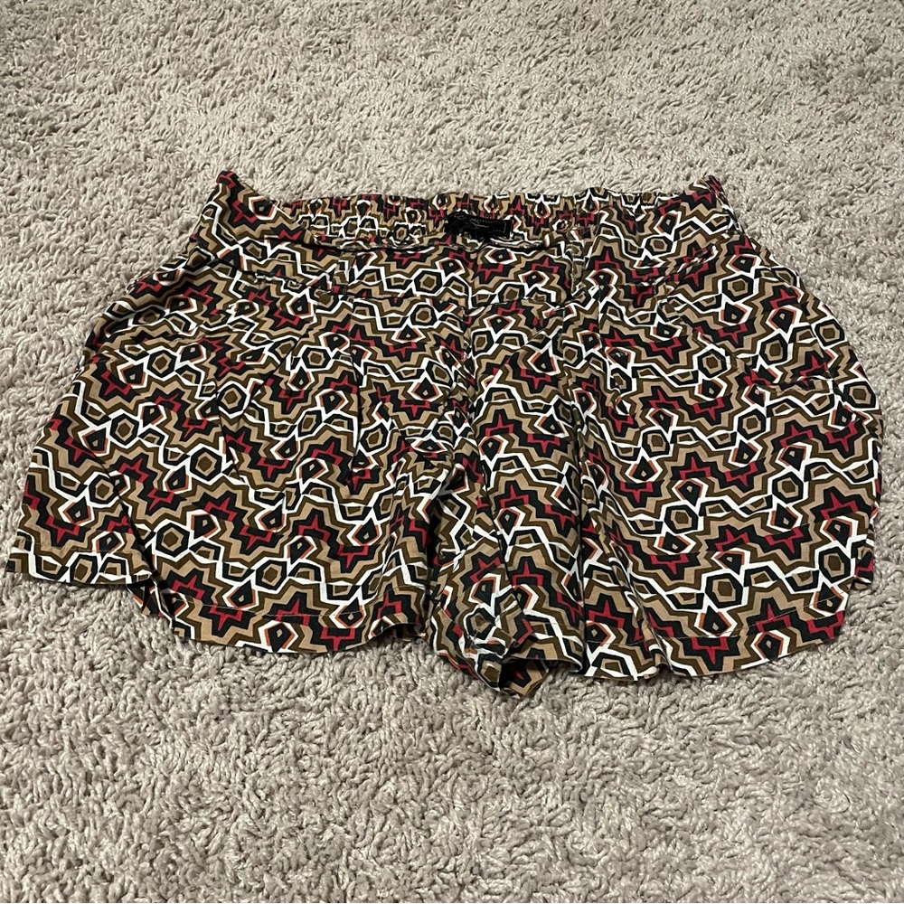 Jessica Simpson tribal shorts tan medium